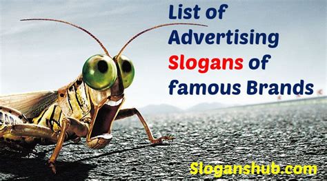 List of Advertising Slogans of Famous Brands | Advertising slogans, Slogan, Famous advertising ...