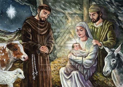 Nativity with St. Francis by MarkSatchwill.deviantart.com on @deviantART | San francisco de asis ...
