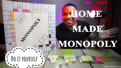 DIY MONOPOLY|how to make monopoly board game at home - YouTube