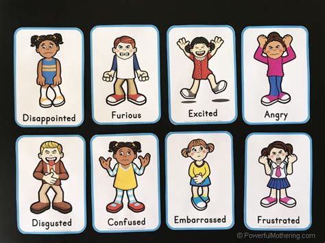 Exploring Feelings With A Printable Card Game That Can Be Played Four ...