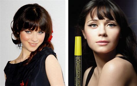 Zooey Deschanel Eyelashes