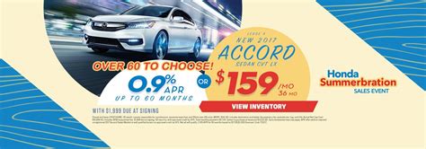 Honda Summerbration Sales Event Offers Great Savings at Honda Carland | Honda Carland