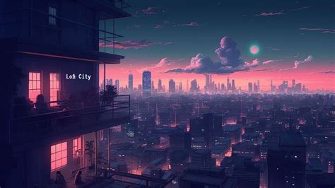 Peaceful night in the Lofi City 🎶 lofi beats to study/ chill/ escape ...