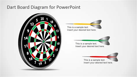 Dart Board Design for PowerPoint - SlideModel