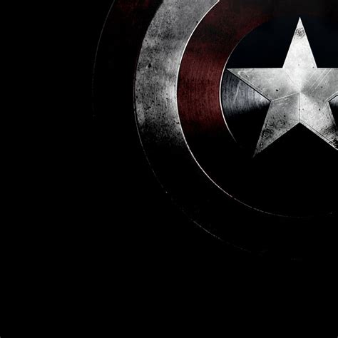 Black Captain America Shield - 1024x1024 Wallpaper - teahub.io