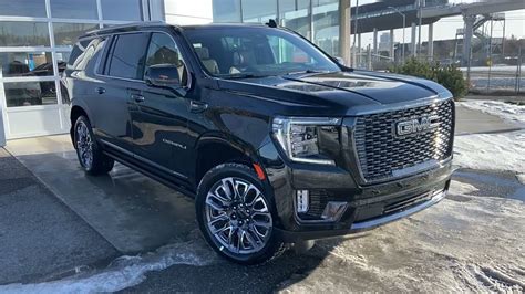 Black 2023 GMC Yukon XL Denali Ultimate Review Calgary AB - Wolfe ...