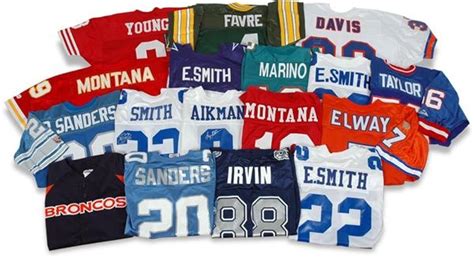 NFL Football Signed Replica Jerseys (12/17)