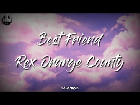 Best Friend – Rex Orange County Ukulele Lyrics Video ( SabaMusic ...