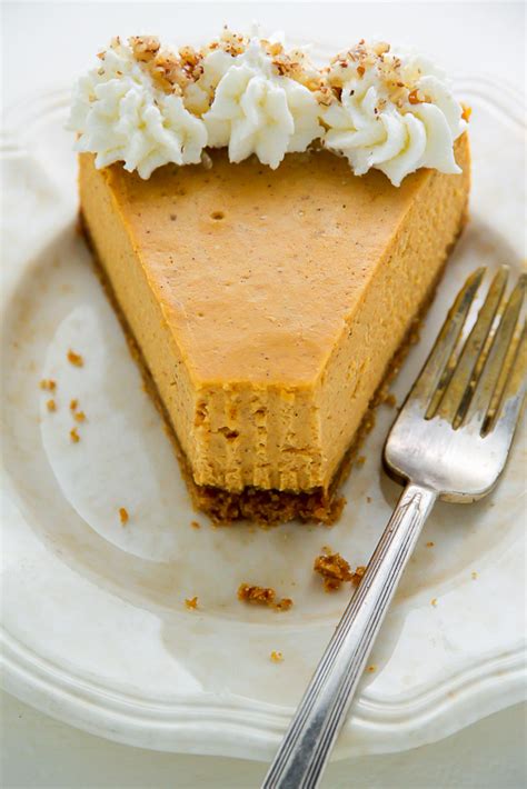 Classic Pumpkin Pie Cheesecake - Baker by Nature