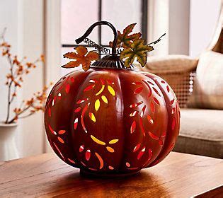 SHWK 9/27 10 Lit Metal Pumpkin w/ Flick Flameby Valerie | Metal ...