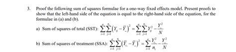 Solved 3. Proof the following sum of squares formulae for a | Chegg.com