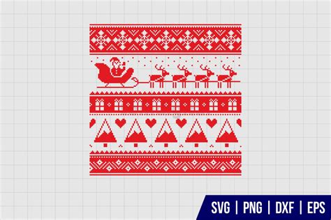 Ugly Christmas Sweater SVG - Gravectory