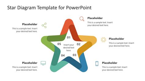 Star Diagram PowerPoint Template