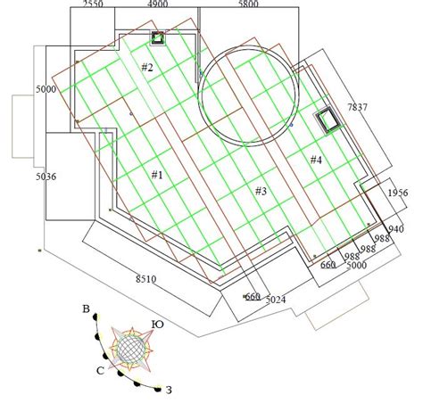 The layout of solar panels on the rooftop | Download Scientific Diagram