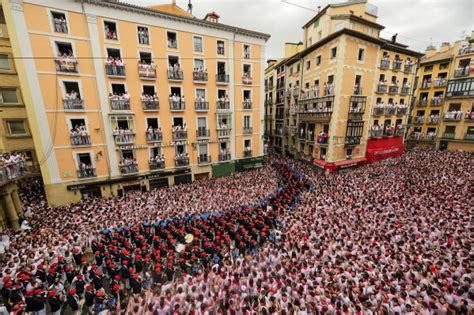 Thousands party in Spain's Pamplona city as firework blast begins San Fermin bull-running ...