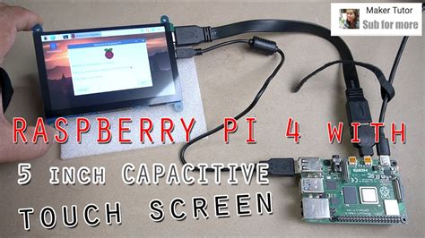 5 Inch HDMI Display Capacitive touch screen + RASPBERRY Pi 4 - YouTube
