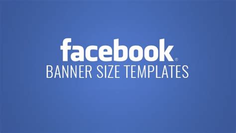 Facebook Banner Size Template