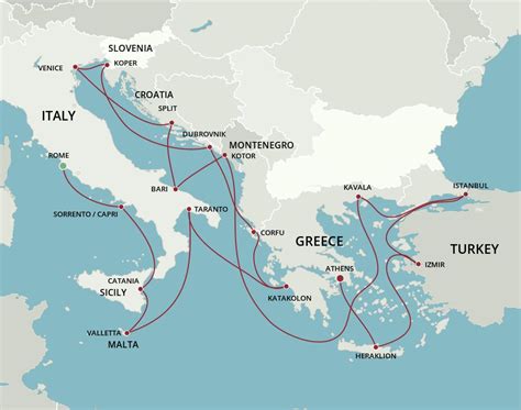 Eastern Mediterranean Joy - Oceania (20 Night Cruise from Rome to Athens)