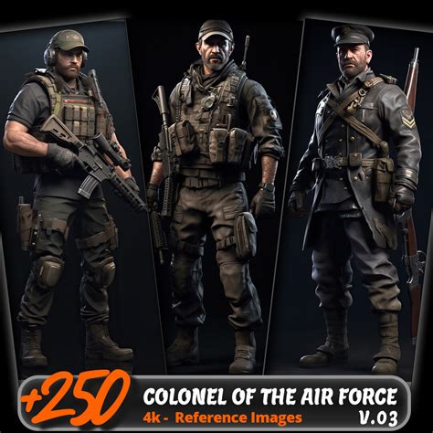 ArtStation - COLONEL OF THE AIR FORCE VOL.03/ 4K/ Reference Image