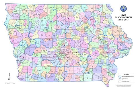 School Districts In Iowa Map | Draw A Topographic Map