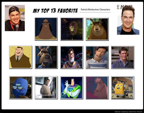 My Top 13 Favorite Patrick Warburton Characters by MorganTheMediaNerd on DeviantArt