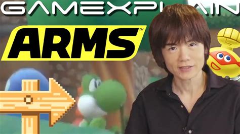 Smash Bros. ARMS Reveal at Sakurai’s House! + Yoshi Animatronic Running in Nintendo World - YouTube