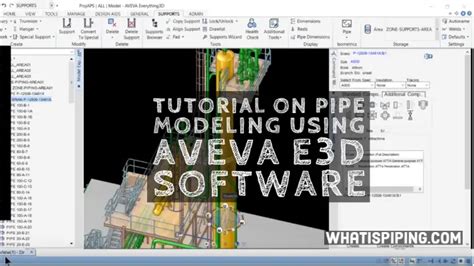 Tutorial on Pipe Modeling using AVEVA E3D software – What Is Piping