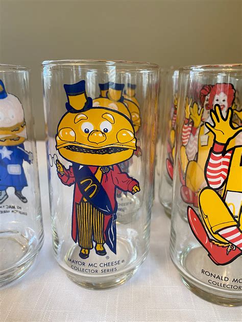 Vintage-1970's Mcdonald's Glasses - Etsy