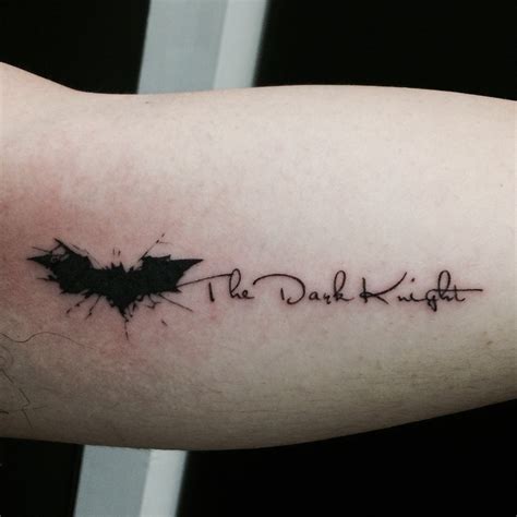 Batman Logo Dark Knight Tattoo