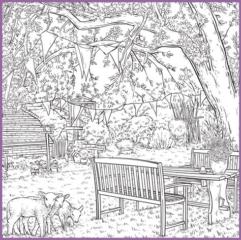 Cottagecore Coloring Pages Printable