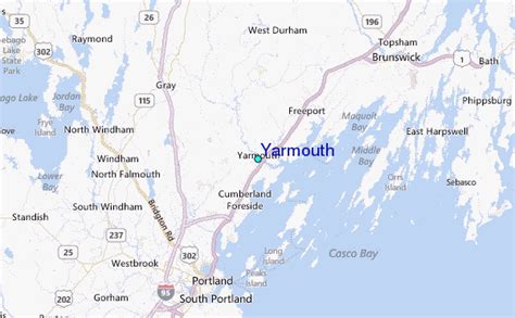 Yarmouth Tide Station Location Guide