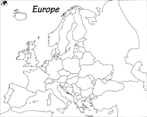 Europe Political Map Blank Map With Cities Gambaran - vrogue.co