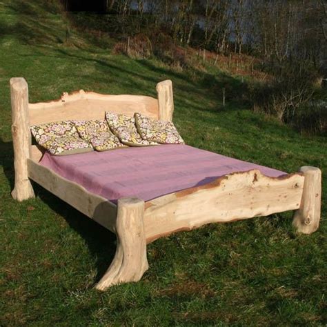 Rustic Oak Driftwood Bed | Driftwood furniture, Wooden bed frames, Furniture