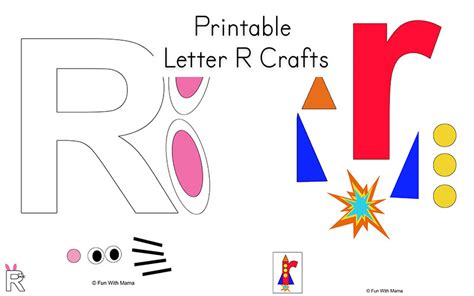 Letter R Craft Printable