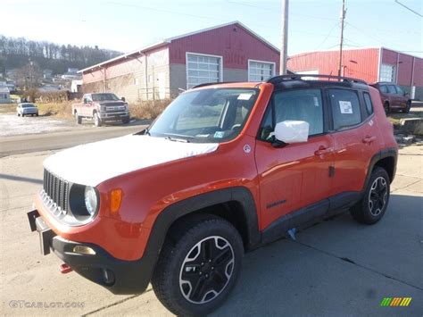 2017 Omaha Orange Jeep Renegade Trailhawk 4x4 #125093934 Photo #4 ...