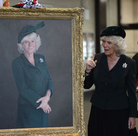 Camilla, the Duchess of Cornwall, unveiled a portrait of herself | The Evolution of the Royal ...