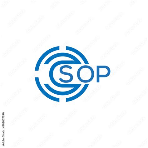 SOP letter logo design. SOP creative initial letter logo concept. SOP ...