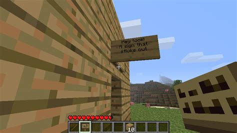 Minecraft Idea: Hanging Signs : r/Minecraft