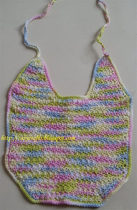 Easy Crafts - Explore your creativity: Crochet Baby Bib