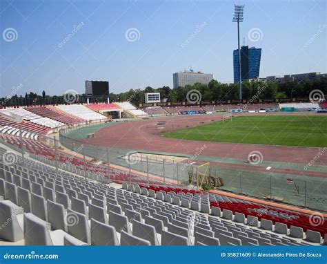 Dinamo Bucharest Stadium, Romania Editorial Stock Image - Image of ...