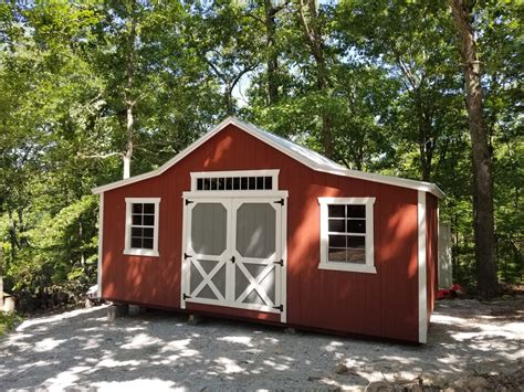 Wood Storage Barns | The Livery Style Shed | Missouri Sheds