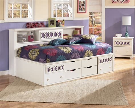 Zayley Twin Bookcase Storage Bed from Ashley (B131-85-51-82) | Coleman Furniture