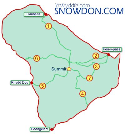 Climb Snowdon Routes - Mount Snowdon