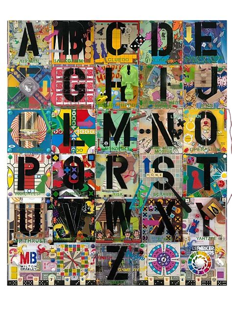 A to Z of Games(A1 Print) – Jana Nicole