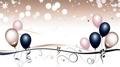 Exquisite And Elegant Birthday Balloon Background, Birthday, Balloon ...