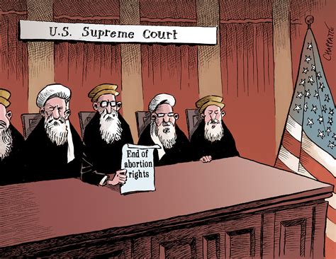 Supreme Justices | Globecartoon - Political Cartoons - Patrick Chappatte