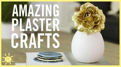 DIY | 3 Amazing Plaster Crafts - YouTube