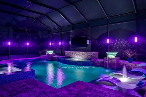 Sarasota | Pool Cage Lighting - Exclusively by Seaglass Illuminations