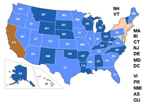 Texas Chl Reciprocity Map 2018 | Printable Maps