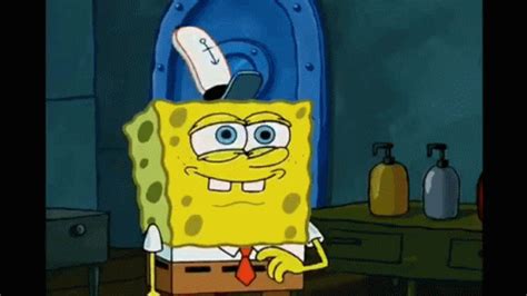 Spongebob Creepy Smile Gif